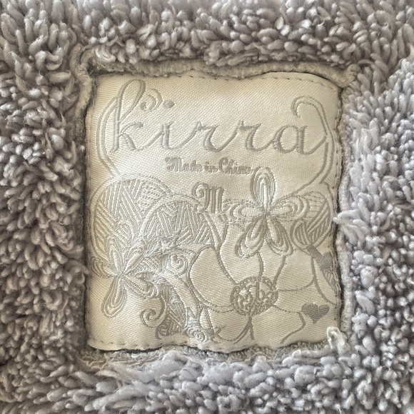 Kirra Grey Medium Faux Fur Super Soft Zip Up Hoodie Jacket With Pockets - Picture 13 of 14